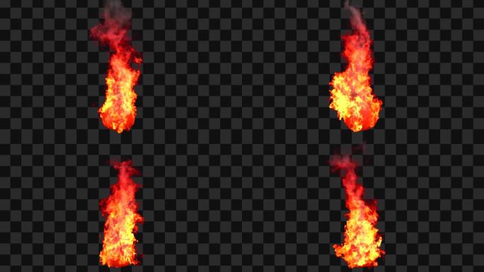 【Alpha通道】火灾火焰燃烧17B