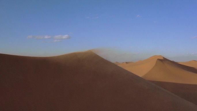 沙漠沙尘暴素材沙漠荒地刮风