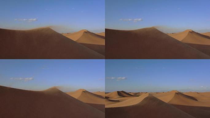 沙漠沙尘暴素材沙漠荒地刮风
