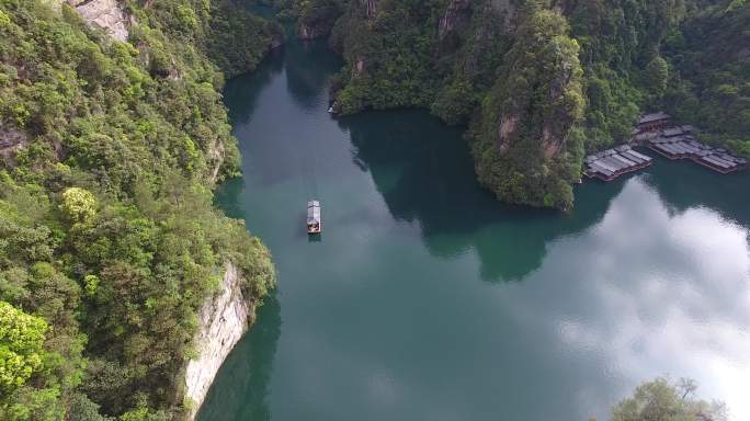 唯美张家界武陵源宝峰湖风光