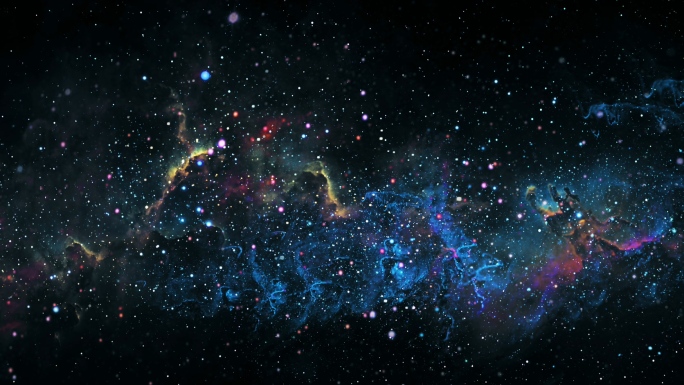 【4K宇宙】穿梭星云神秘星河星系银河梦幻