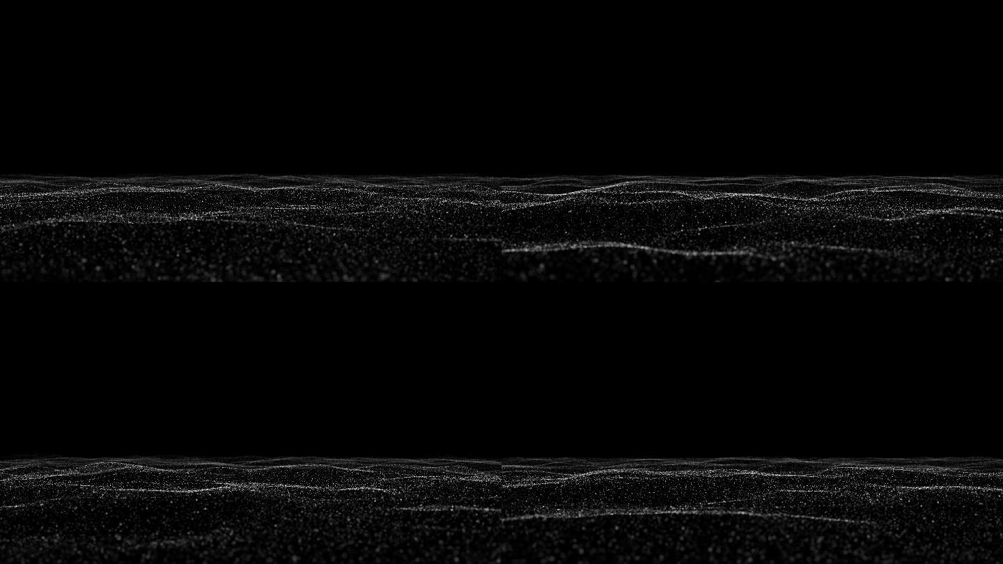 4K循环流动海洋粒子背景