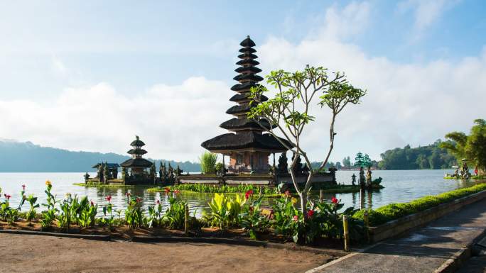 印度尼西亚巴厘岛佛塔三维场景游戏