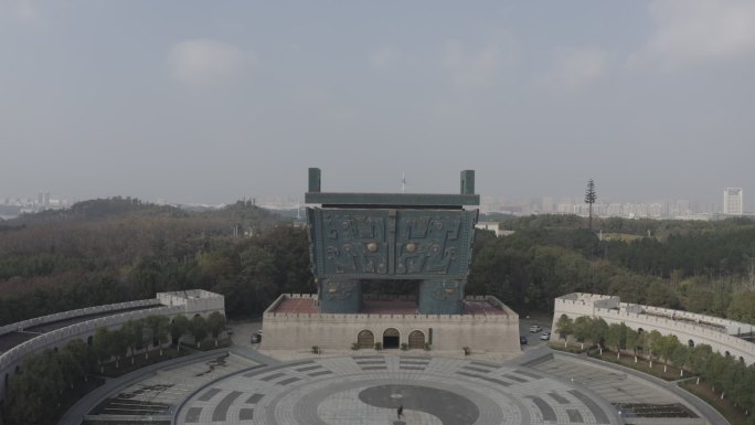 南昌傩文化广场航拍