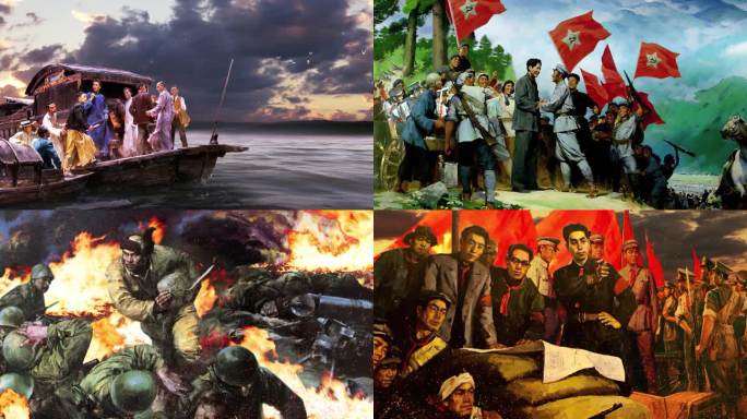 战争红军革命历程10段素材