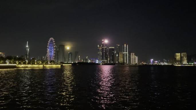 深圳海边欢乐港湾夜景