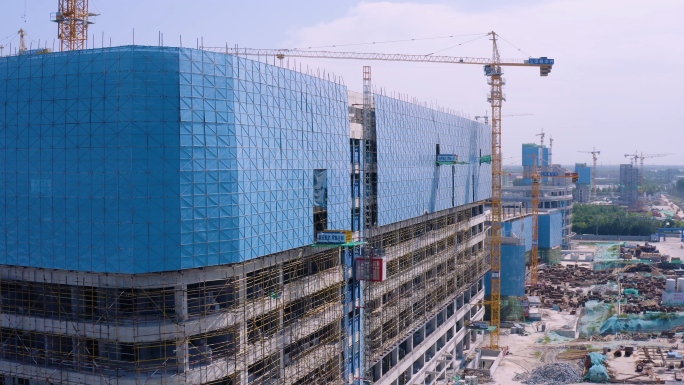 产业园施工视频素材合集