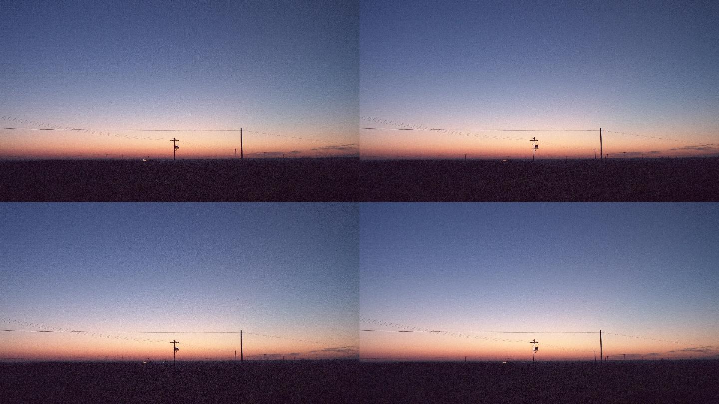毛乌素沙漠的早晨-1