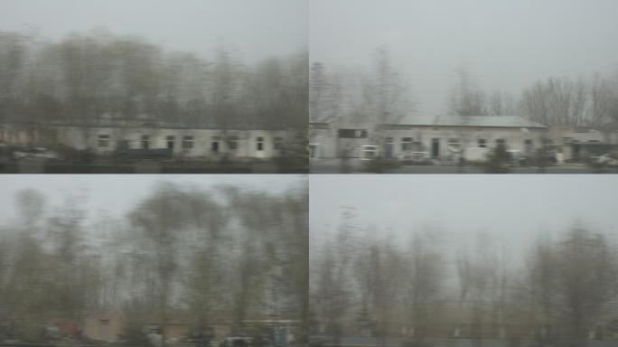 火车行驶窗外风景04