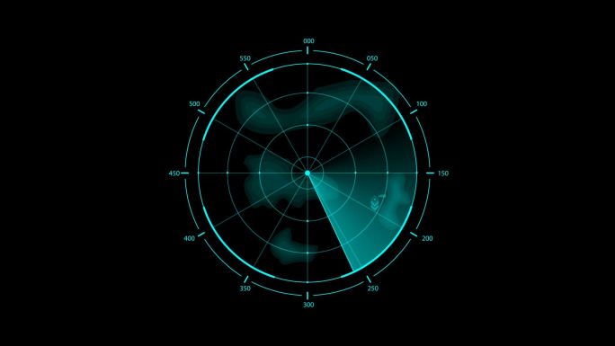 8组科技圆圈扫描目标定位雷达 AE模板