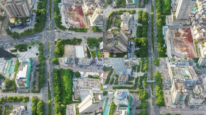 惠州大道-街景道路俯拍