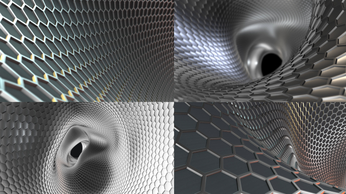 石墨烯材料金属质感抽象素材4K超清