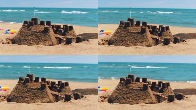 海边沙子城堡