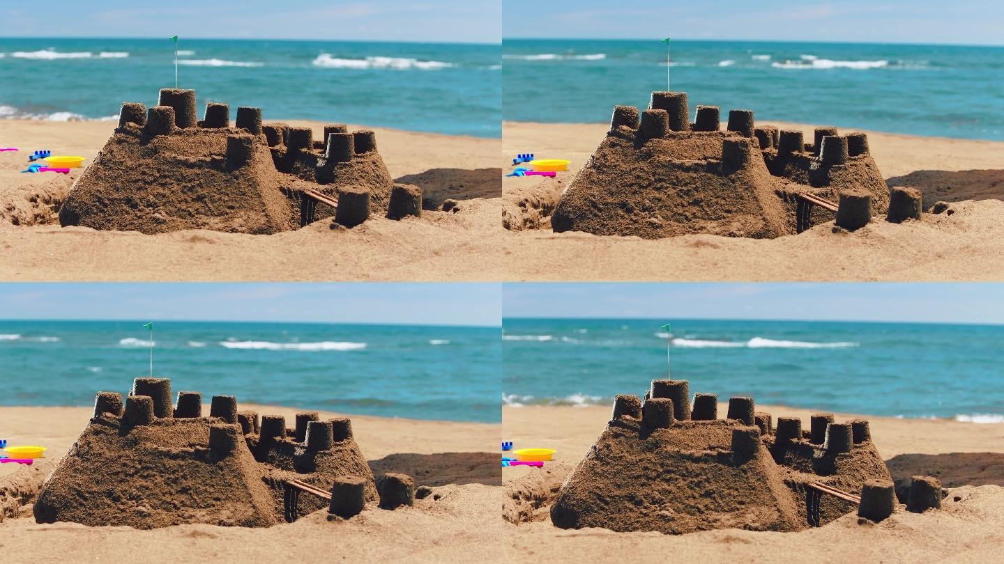 海边沙子城堡