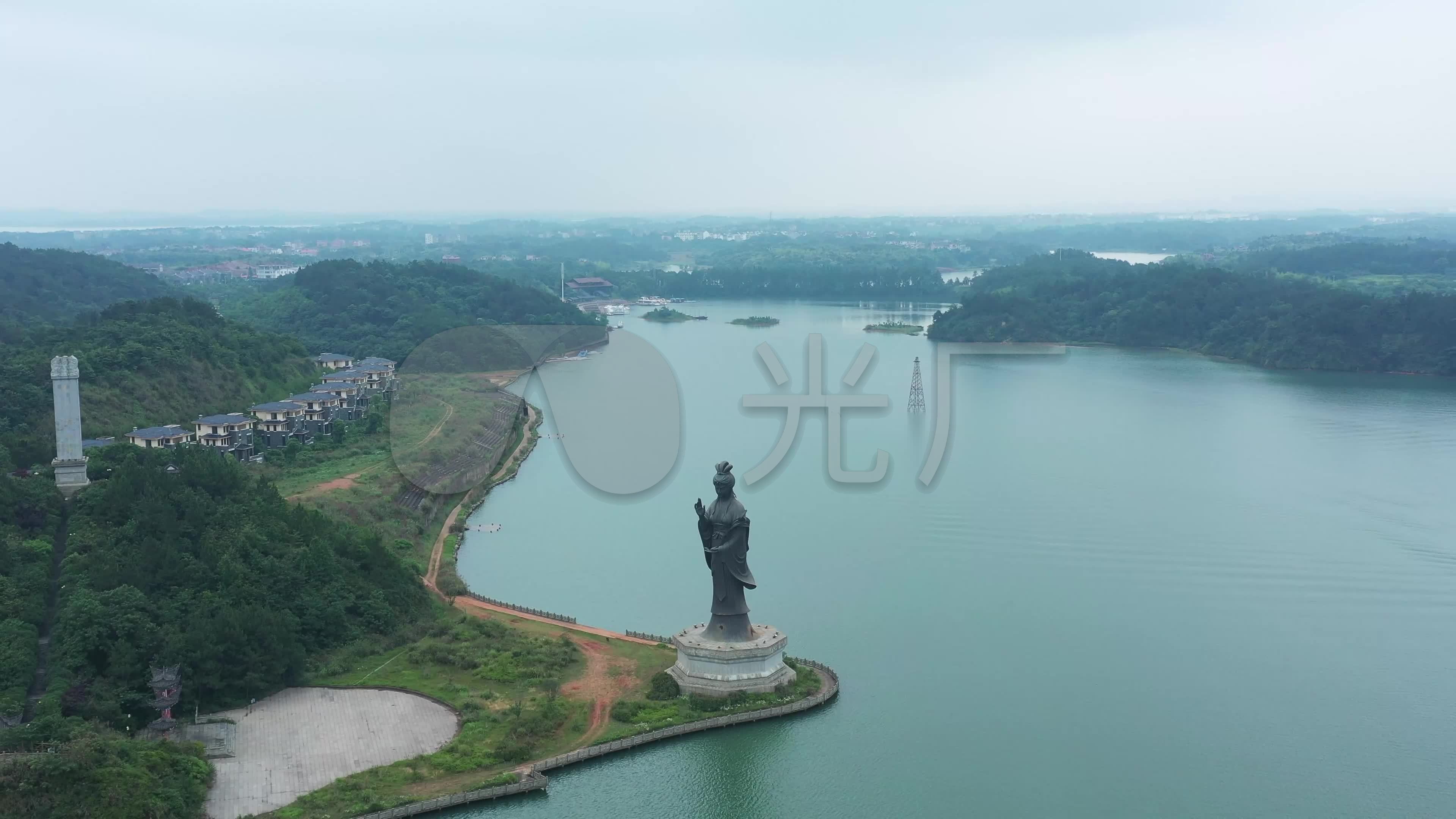 江西省鄱阳县航拍03_3840x2160_高清视频素材下载(编号:6350490)_实拍