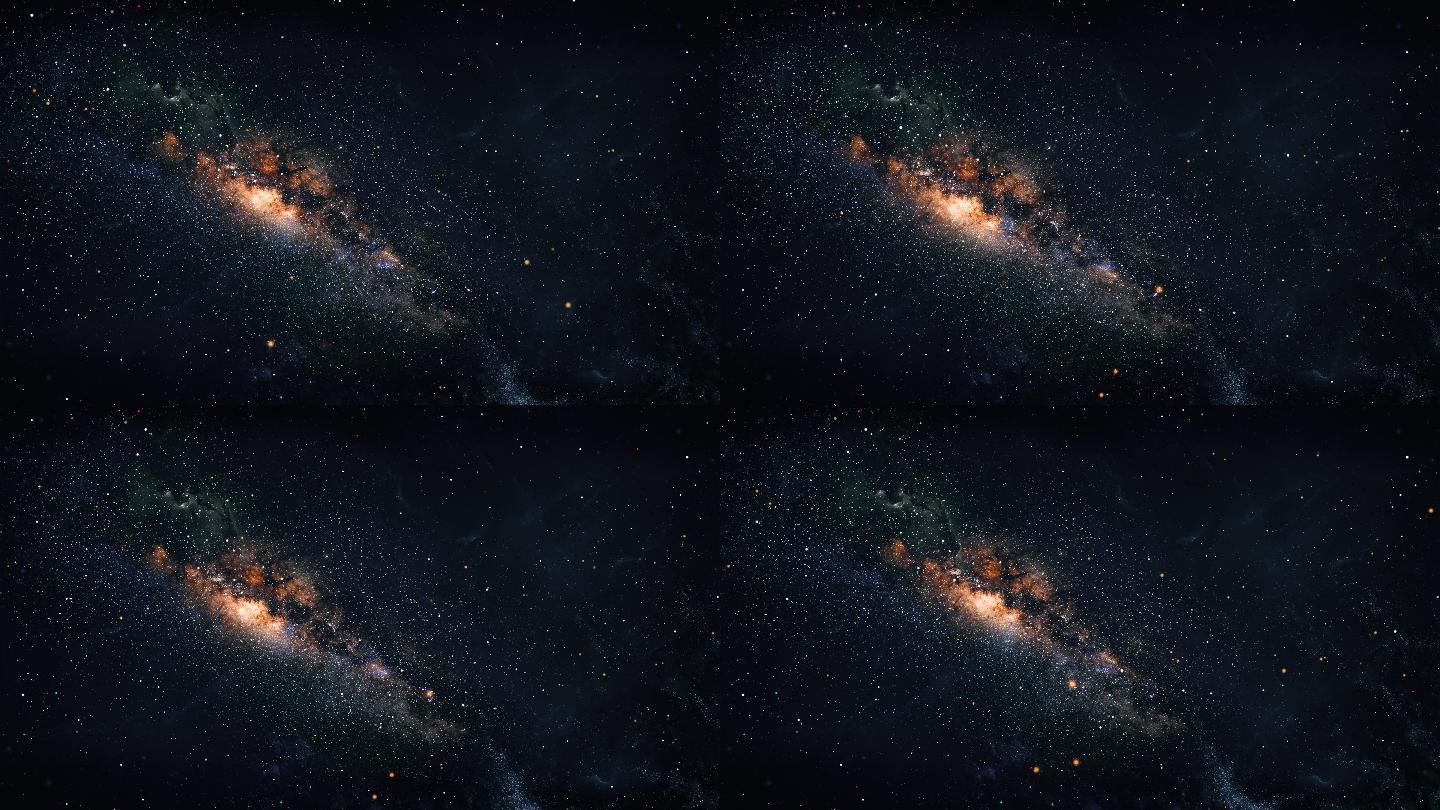 【4K宇宙】唯美星云梦幻银河星系虚拟科幻