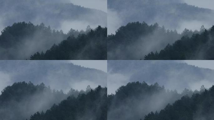 云雾雨雾飘过山间08