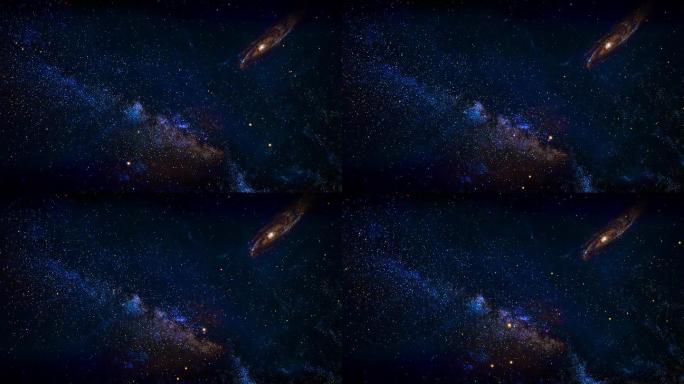 【4K宇宙】蓝色银河星云星系未来幻想唯美