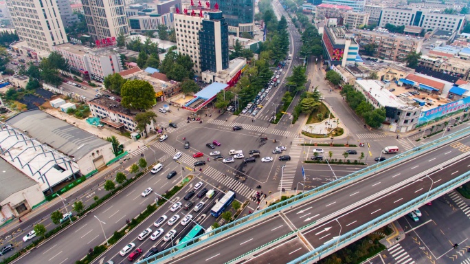 车流道路延时摄影