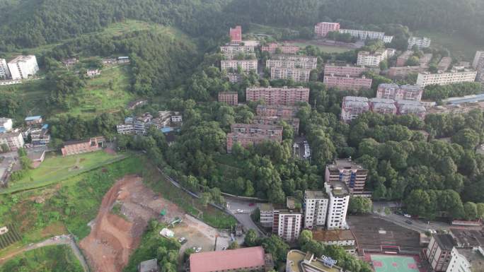 涪陵白涛麦子坪航拍原素材