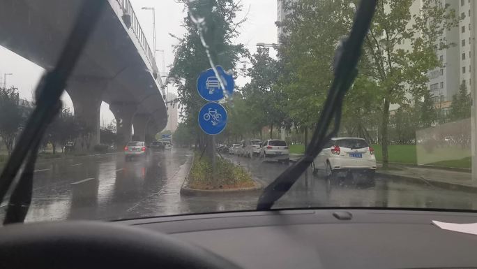 下雨天雨刷器