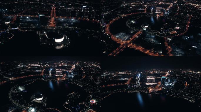 18元-4k太仓长三角一体化夜景航拍