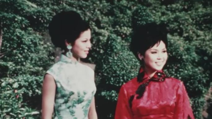 1969年模特旗袍