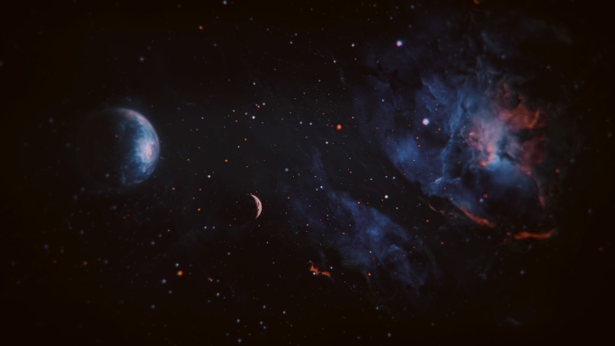【4K宇宙】暗黑星球银河星系未来科幻星际