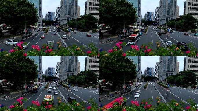 【原创】广州马路车流延时摄影4K