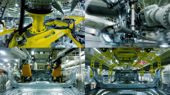 智能制造  汽车制作机器人焊接组装生产线