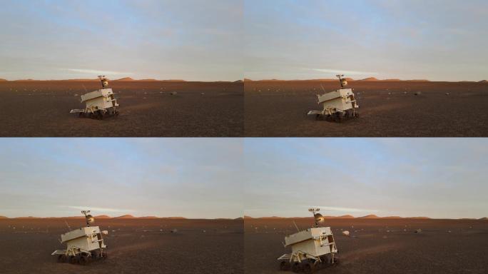 航拍望舒村嫦娥探月工程月球基地