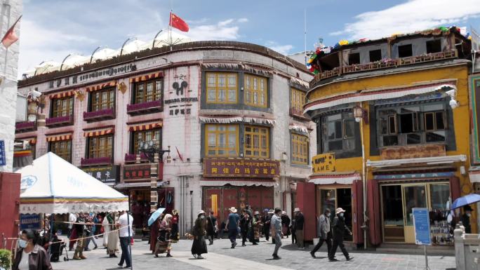 西藏拉萨八廓街景