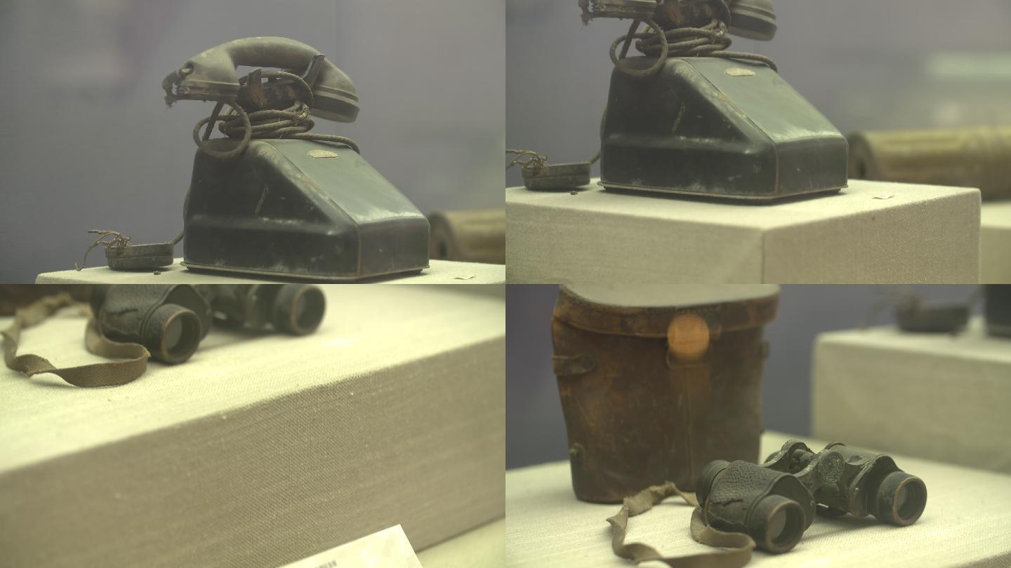 麻田八路军总部纪念馆老物件电话望远镜