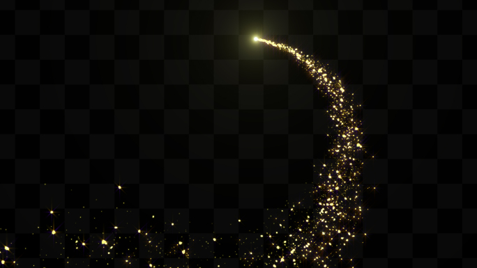 4k黄金粒子撒金动画19款