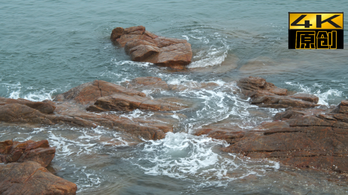 海水、礁石、海浪、大海、浪花、浪