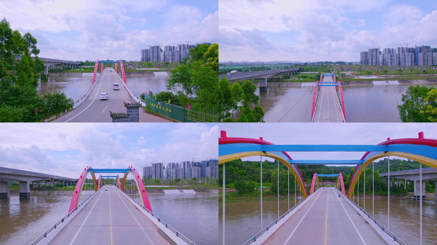 跨河的彩虹桥
