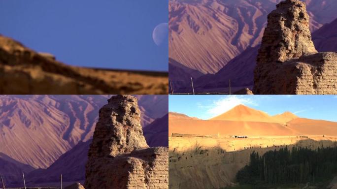 新疆维吾尔自治区的山脉和古迹