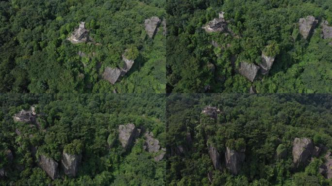 绵阳安州罗浮山景区航拍