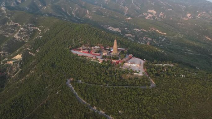 山西广胜寺飞虹塔下寺水神庙古建