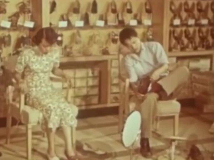 50-70年代 买鞋子、试鞋子
