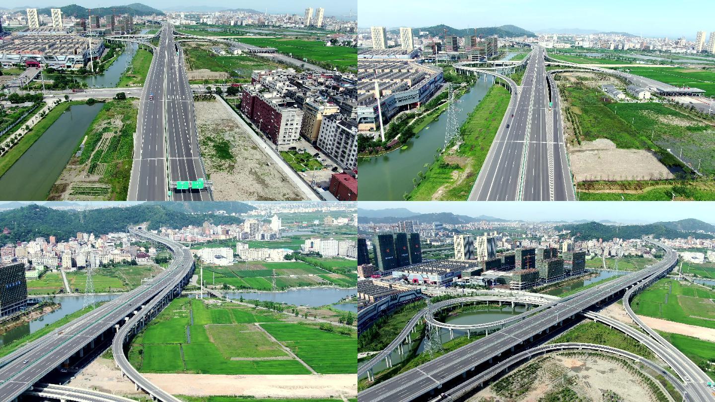 高速公路建设工程施工车道行驶城市动脉