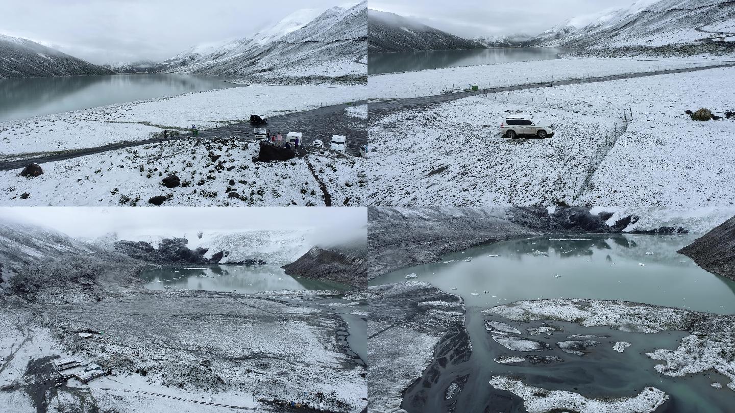 西藏萨普冰川雪后景象（1）