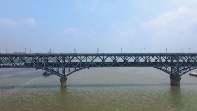 4k 长江大桥与火车