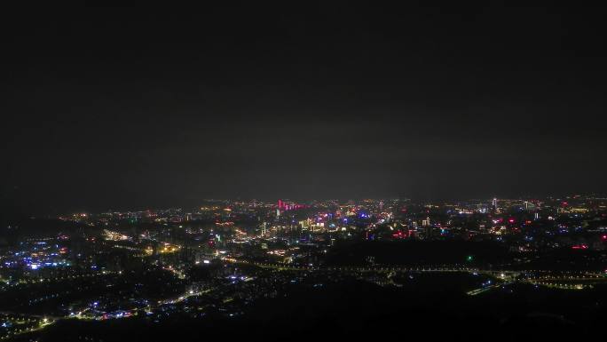 福州湖顶山看夜景