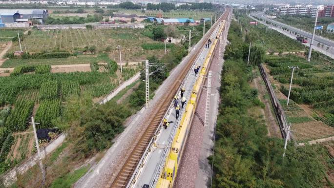 JJC检修列 接触网