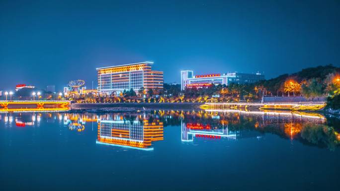 咸宁城市一步一景之淦河