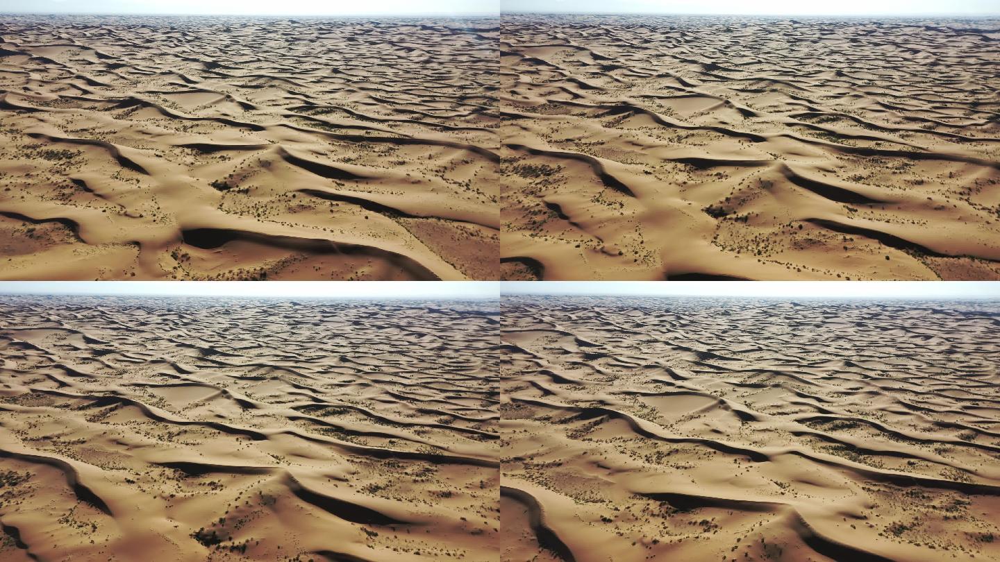 沙漠腹地纹理细节航拍