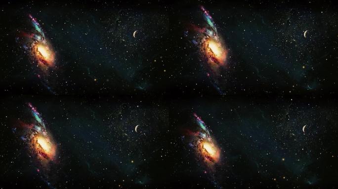 【4K宇宙】梦幻星云星球银河星系未来星际