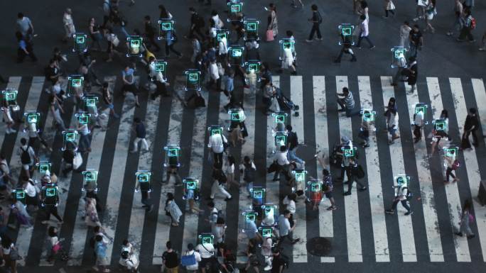 大城市拥挤人行横道识别技术