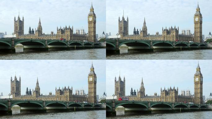 伦敦泰晤士河和议会大厦